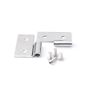 Rampage 1976-1983 Jeep CJ5 Lower Door Hinges - Stainless