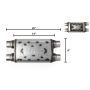 Different Trend 409 Ss, Flow Chaser® 2.50″ Dual / 2.50″ Dual 925505-Reversible