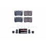 PowerStop Z23-1113 PowerStop - Z23 Daily Driver Carbon-Fiber Ceramic Brake Pads with Hardware Kit