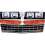ALLSTAR PERFORMANCE ALL23014 M/C SS Nose Decal Kit Stock Grille 1983-88