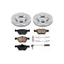 PowerStop KOE2926 OE Stock Replacement Low-Dust Ceramic Brake Pad and Rotor Kit