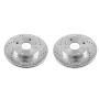 PowerStop JBR1509XPR PowerStop Evolution Performance Drilled, Slotted & Plated Brake Rotor Pair