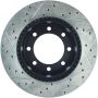 Stoptech 127.65112L Slotted & Drilled Sport Brake Rotor