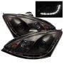 SPYDER 5010162 Projector Headlights - DRL - Black