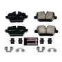PowerStop Z23-1554 PowerStop - Z23 Daily Driver Carbon-Fiber Ceramic Brake Pads with Hardware Kit
