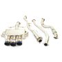 Invidia HS17CTRFQ33ST 17-19 Honda Civic Type R Q300 Triple Titanium Tip Cat-back Exhaust