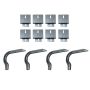 Lund 97-09 Ford Expedition EZ Running Board Mounting Bracket Kit - Brite