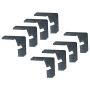 Lund 07-17 Chevy Silverado 1500 Crew Cab EZ Running Board Mounting Bracket Kit - Brite