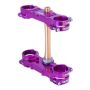 XTrig 501330801501 2024 Yamaha YZ250F/ 23+ YZ450F ROCS Tech Triple Clamp 22 mm. Offset M12 - Purple