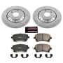 PowerStop K4562 Z23 Daily Driver Carbon-Fiber Ceramic Brake Pad and Drilled & Slotted Rotor Kit