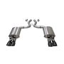 CORSA Performance 21002BLK Corsa 2018-2023 Ford Mustang GT Fastback 5.0L 3in Sport Axle-Back Exhaust w/ 4in Black Tips