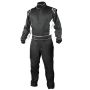 K1 RACEGEAR K1R20-CHL-NW-ML Suit Challenger Black Medium /Large SFI 3.2A/1
