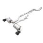AWE Tuning 3015-33132 AWE 2020 Toyota Supra A90 Resonated Touring Edition Exhaust - 5in Diamond Black Tips