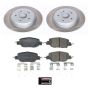 PowerStop SC7528 Semi-Coated Rotor and Low-Dust Ceramic Brake Pad Kit