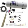 Nitrous Express 93046-15 DRY DIRECT PORT NITROUS SYSTEM. 4 CYLINDER W/ 15LB BOTTLE