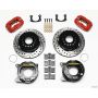 Wilwood 140-9560-DR Forged Dynalite P/S Park Brake Kit Drilled Red New Big Ford 2.50in offset Staggrd Shock