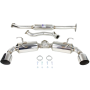 Invidia HS12SST6N21GS 12+ Subaru BRZ / Toyota 86 N2 60mm Single Layer Stainless Steel Tips Cat-Back Exhaust
