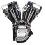 S&S Cycle 310-0737A 99-06 BT T134 Assembled Long Block Engine - Wrinkle Black