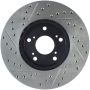 Stoptech 127.40036L 06-08 Civic GX / 02-04 CR-V / 98-02 Honda Accord V6 / 03-07 Accord 4 cyl/V6 MT Slotted & D