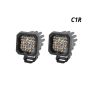 Diode Dynamics DD7423P Stage Series C1R - White Flood Standard LED Pod (Pair)