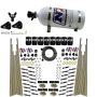 Nitrous Express 93306-10 8 CYL DRY DIRECT PORT, FOUR STAGE, 8 SOLENOIDS, WITH 10LB BOTTLE (200-600HP)