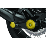 Kuryakyn 3802 Lodestar Rear Axle Sliders-BMW-Gold