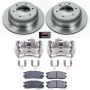PowerStop KCOE5029 OE Stock Replacement Low-Dust Ceramic Brake Pad, Rotor and Caliper Kit