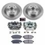 PowerStop KCOE5552B OE Stock Replacement Low-Dust Ceramic Brake Pad, Rotor and Caliper Kit