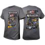 ALLSTAR PERFORMANCE ALL99901L T-Shirt Dark Gray Circle Track Large