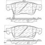 StopTech Performance 07-08 Infiniti G35 2WD Sedan / 08 Infiniti G37 Coupe Front Brake Pads