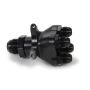 PETERSON FLUID PTR10-1080 5-Way Billet Manifold 12 x 8 x 8 x 8 x 8