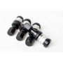 Project Kics WS27A2YBK Aluminum Valve Stem - Black (Single)