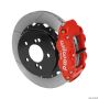 Wilwood 140-14752-R Narrow Superlite 4R Rear Kit 12.88in Slotted Red 00-06 BMW M3 E46