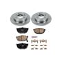 PowerStop KOE3106 OE Stock Replacement Low-Dust Ceramic Brake Pad and Rotor Kit