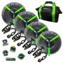 Rhino USA LASSO-STRAPS-GRN Lasso Straps; Basket Straps - Green