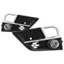 SPYDER 5086303 OEM Fog Light W/OEM Style Switch - Clear