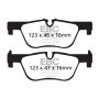 EBC Brakes UD1613 Ultimax OEM Replacement Brake Pads