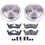 PowerStop KOE6819 OE Stock Replacement Low-Dust Ceramic Brake Pad and Rotor Kit