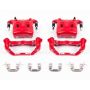 PowerStop S2870B Red Powder Coated Calipers