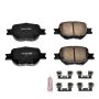 PowerStop Z23-817 PowerStop - Z23 Daily Driver Carbon-Fiber Ceramic Brake Pads with Hardware Kit