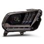 Raxiom 426686 13-14 Ford Mustang LED Projector Headlights SEQL Turn Signals- Blk Housing (Clear Lens)