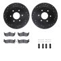 Dynamic Friction 8512-67106 Rotor Kit