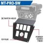 Rugged Radios MT-PRO-SP8 Polaris RZR PRO XP/Turbo R/PRO R Dash Mount Radio and Intercom - Switch Pros 8