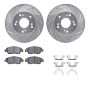 Dynamic Friction 7512-59050 Rotor Kit