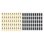 QUICKCAR RACING PRODUCTS QRP57-468-50 Ring Terminal #8 10-12 Ga w/Heat Shrink 50pk