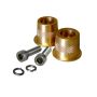 Short Brass Post Adaptor 6mm