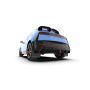 Rally Armor MF117-UR-BLK-PBL Black Mud Flap/Light Blue Logo