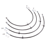Chase Bays CB-H9201-FRNTFW 90-01 Acura Integra (w/Rear Disc) Caliper Brake Lines - Front Lines