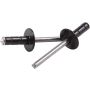 ALLSTAR PERFORMANCE ALL18071 Med Hd Rivet Black 250pk Multi Grip Alum Mandrel