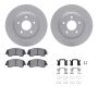 Dynamic Friction 4612-67014 Rotor Kit